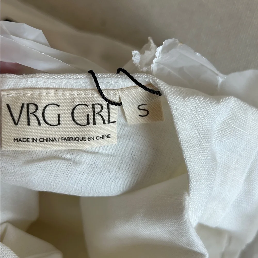 NWT • VRG GRL white discoteca dress - size small - Picture 7 of 7